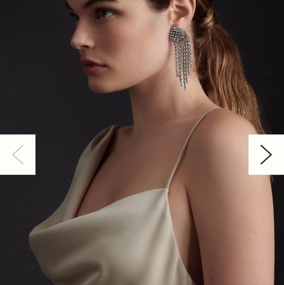 BHLDN August Satin Charmeuse Midi Dress - Picture 3 of 4